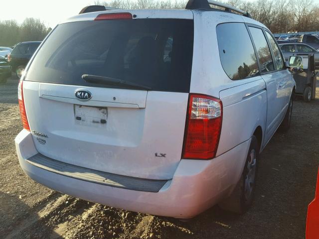 KNDMB233866068663 - 2006 KIA SEDONA EX WHITE photo 4