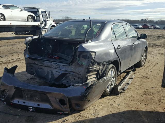 1NXBU40E09Z101217 - 2009 TOYOTA COROLLA BA GRAY photo 4