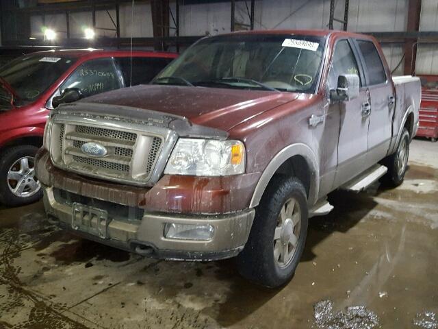 1FTPW14585KE33974 - 2005 FORD F150 SUPER BROWN photo 2