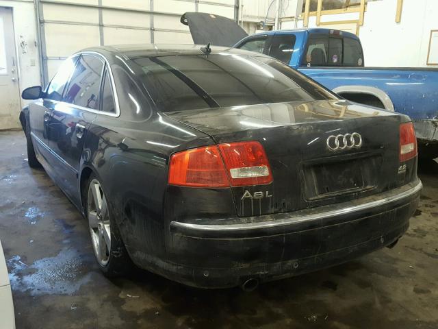 WAUMV44E67N000529 - 2007 AUDI A8 L QUATT BLACK photo 3