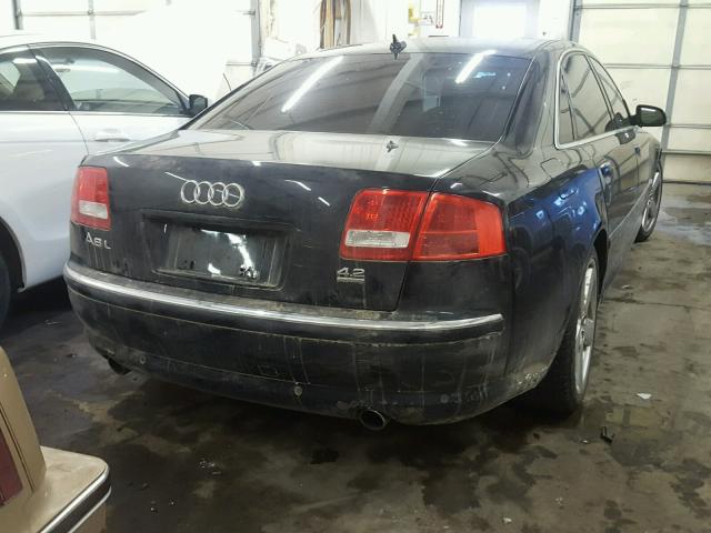 WAUMV44E67N000529 - 2007 AUDI A8 L QUATT BLACK photo 4