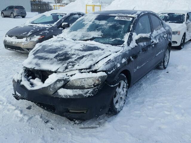 JM1BK32F371740698 - 2007 MAZDA 3 I BLACK photo 2