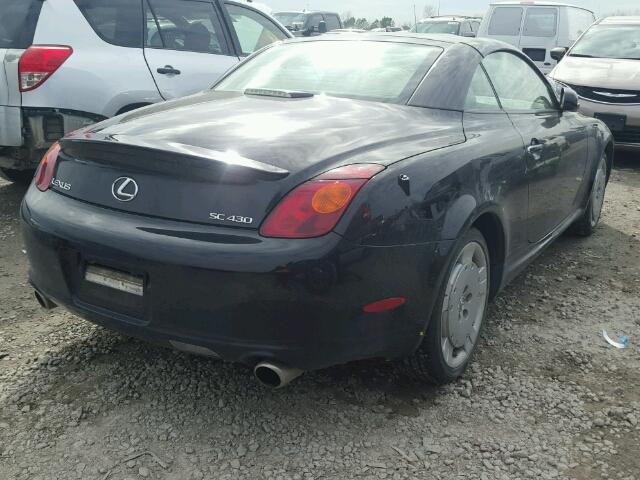 JTHFN48Y130047036 - 2003 LEXUS SC 430 PURPLE photo 4