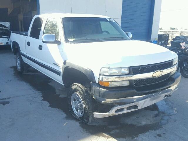 1GCHK23152F194439 - 2002 CHEVROLET SILVERADO WHITE photo 1