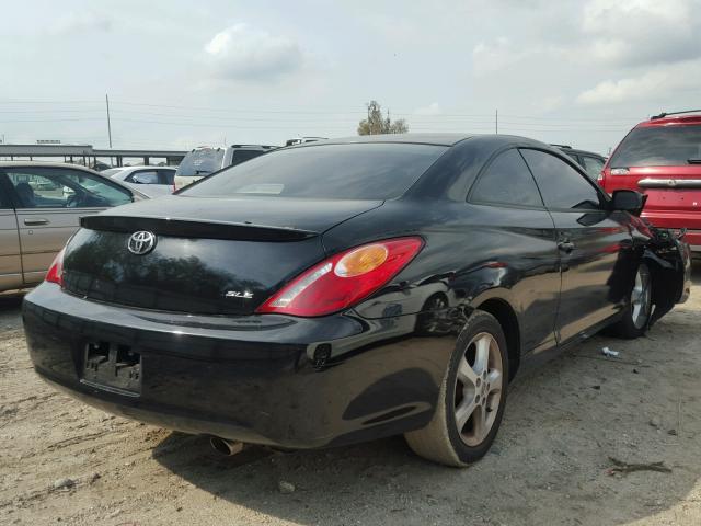 4T1CE30P86U750529 - 2006 TOYOTA CAMRY SOLA BLACK photo 4