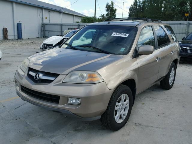 2HNYD18664H503727 - 2004 ACURA MDX TOURIN GOLD photo 2