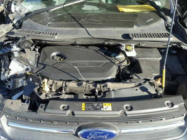 1FMCU0GXXEUA63588 - 2014 FORD ESCAPE SE BLACK photo 7