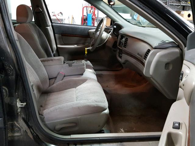 2G1WF52EX59199109 - 2005 CHEVROLET IMPALA 黑色 照片 5