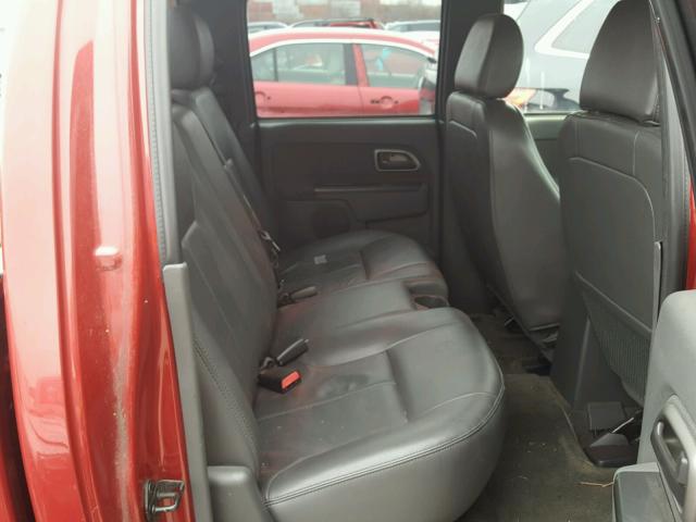 1GCDS136558187178 - 2005 CHEVROLET COLORADO MAROON photo 6