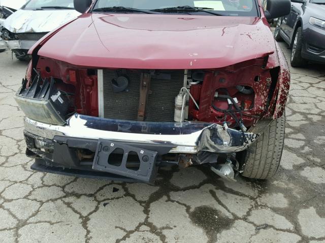 1GCDS136558187178 - 2005 CHEVROLET COLORADO MAROON photo 9