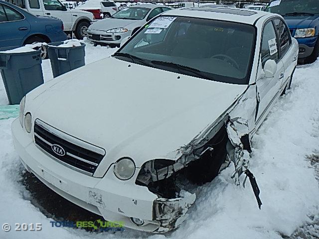 KNAGD126965451365 - 2006 KIA OPTIMA LX/ WHITE photo 1