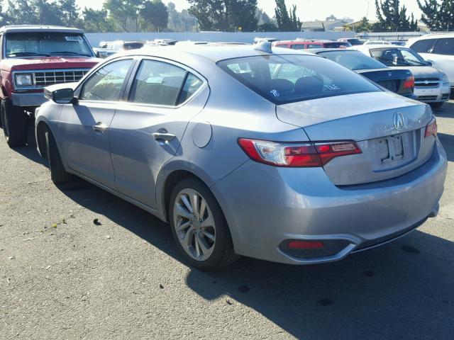 19UDE2F3XGA014493 - 2016 ACURA ILX BASE GRAY photo 3