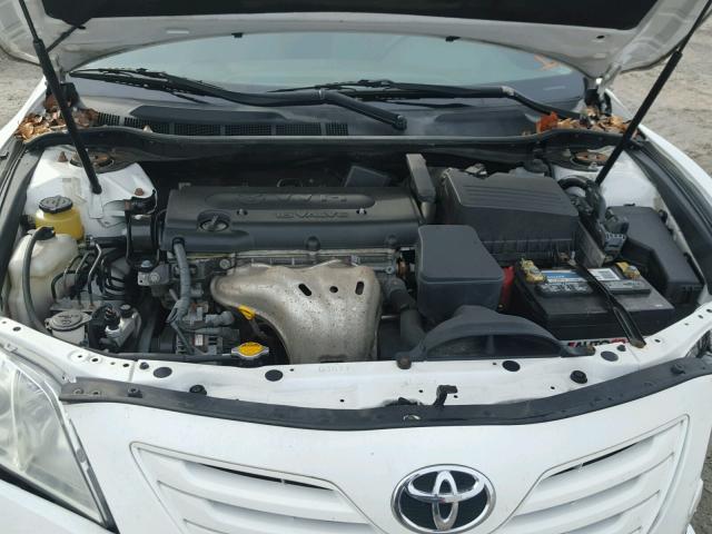 4T4BE46K99R104729 - 2009 TOYOTA CAMRY BASE WHITE photo 7