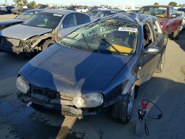 9BWBL61J744003993 - 2004 VOLKSWAGEN GOLF GL GRAY photo 2