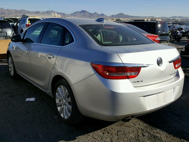 1G4PP5SK3F4218971 - 2015 BUICK VERANO SILVER photo 3