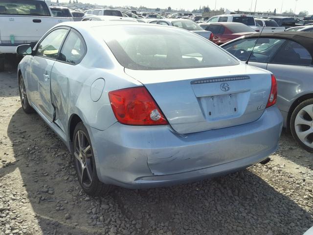 JTKDE177260138054 - 2006 TOYOTA SCION TC 蓝色 照片 3