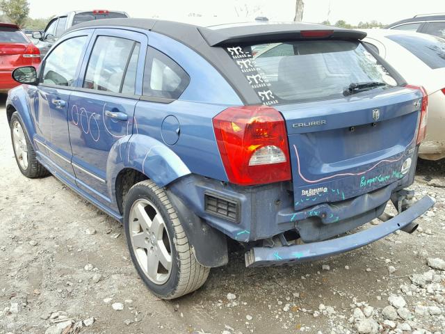 1B3HE78K37D283405 - 2007 DODGE CALIBER R/ BLUE photo 3