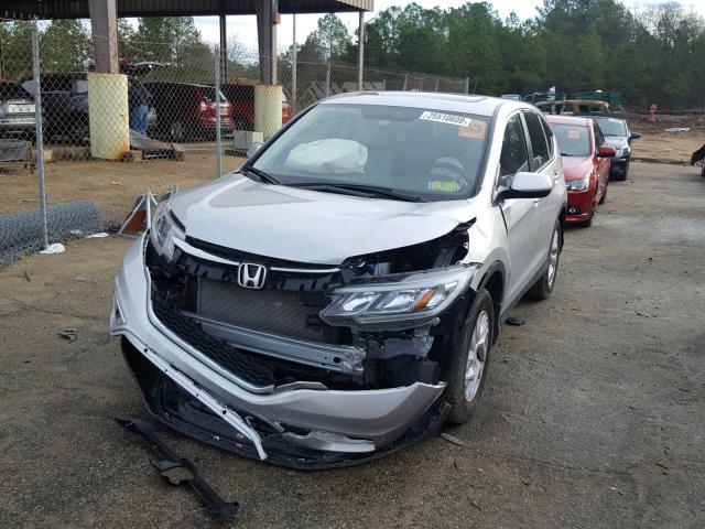 3CZRM3H50GG708617 - 2016 HONDA CR-V EX SILVER photo 2