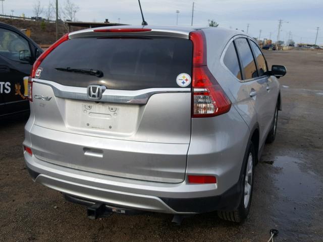 3CZRM3H50GG708617 - 2016 HONDA CR-V EX SILVER photo 4