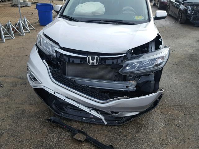 3CZRM3H50GG708617 - 2016 HONDA CR-V EX SILVER photo 9