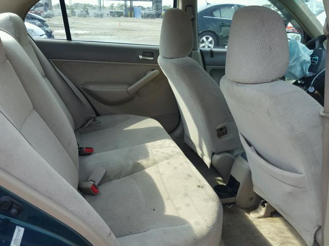 1HGES26772L057458 - 2002 HONDA CIVIC EX მწვანე ფოტო 6