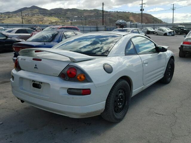 4A3AC44GX3E140197 - 2003 MITSUBISHI ECLIPSE WHITE photo 4