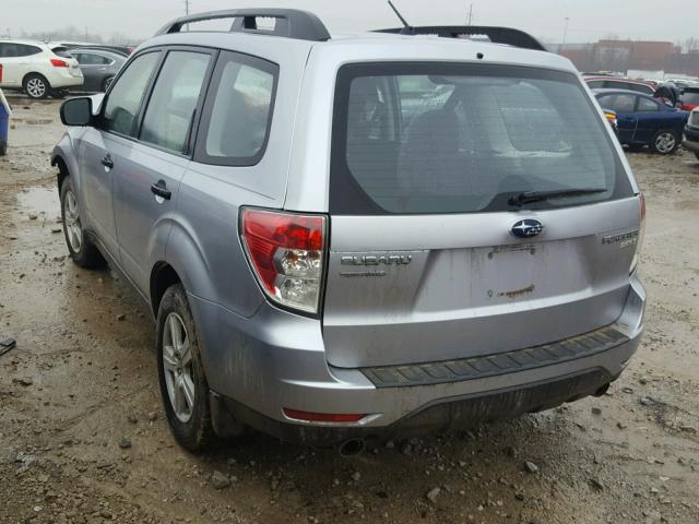 JF2SHABC7CH408274 - 2012 SUBARU FORESTER 2 SILVER photo 3