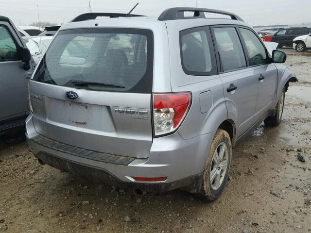 JF2SHABC7CH408274 - 2012 SUBARU FORESTER 2 SILVER photo 4