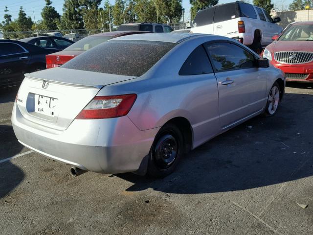 2HGFG12887H530769 - 2007 HONDA CIVIC EX 银色 照片 4