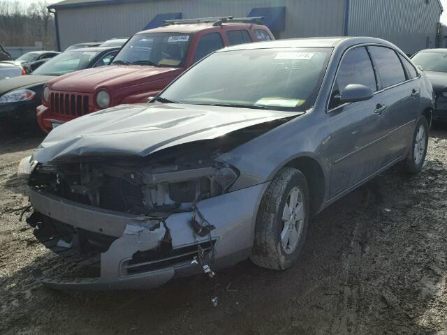 2G1WT58K879322673 - 2007 CHEVROLET IMPALA LT GRAY photo 2