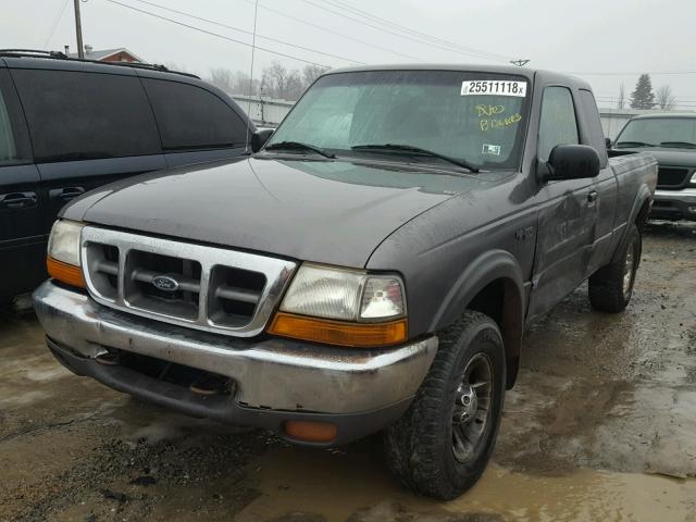 1FTZR15X2YTA19961 - 2000 FORD RANGER SUP GRAY photo 2