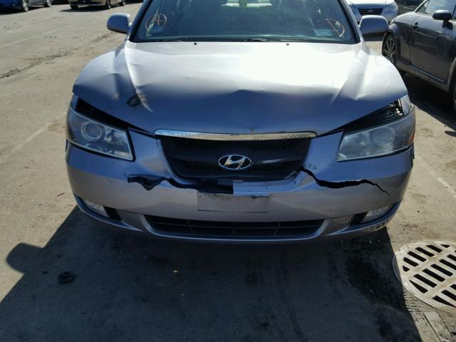 5NPEU46C06H152729 - 2006 HYUNDAI SONATA GLS SILVER photo 7