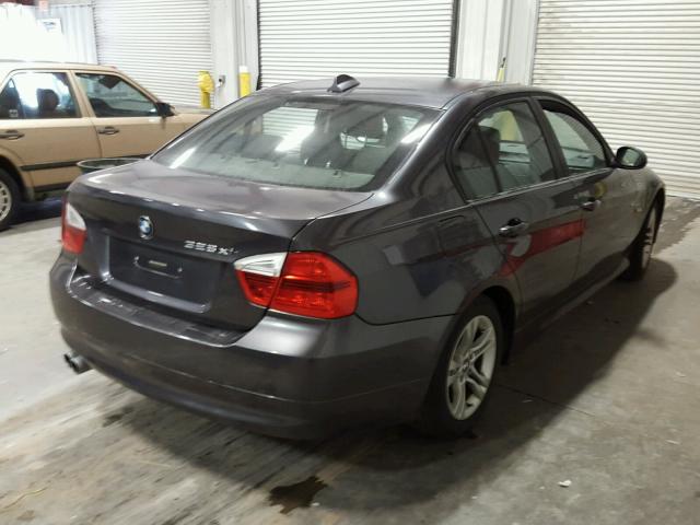 WBAVC93508K037099 - 2008 BMW 328 XI GRAY photo 4