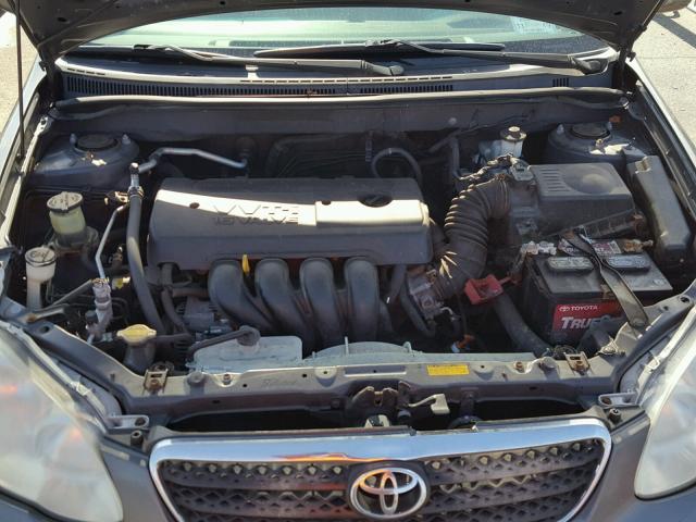 2T1BR30E28C910035 - 2008 TOYOTA COROLLA CE GRAY photo 7