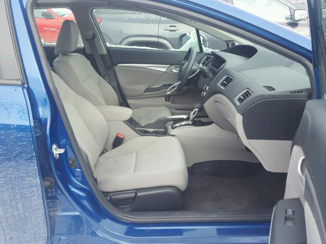 2HGFB2F88EH537328 - 2014 HONDA CIVIC EX BLUE photo 5