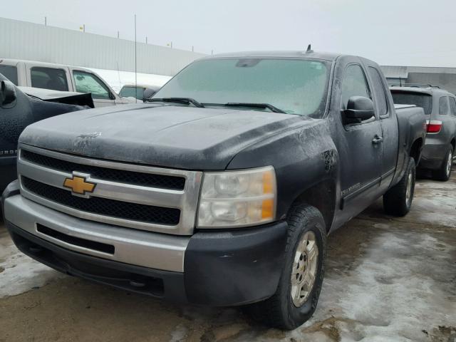 1GCEK29J29Z214522 - 2009 CHEVROLET SILVERADO BLACK photo 2