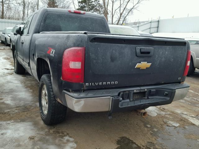 1GCEK29J29Z214522 - 2009 CHEVROLET SILVERADO BLACK photo 3