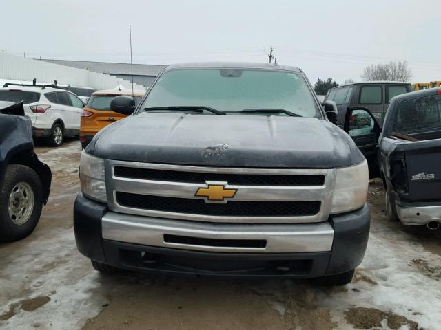 1GCEK29J29Z214522 - 2009 CHEVROLET SILVERADO BLACK photo 9