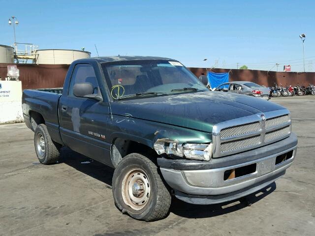 1B7HF16Y41S722890 - 2001 DODGE RAM 1500 GREEN photo 1