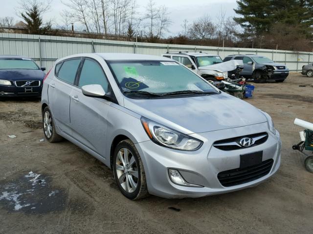 KMHCU5AEXCU009791 - 2012 HYUNDAI ACCENT GLS SILVER photo 1