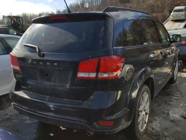 3C4PDDBG5CT200156 - 2012 DODGE JOURNEY SX BLACK photo 4