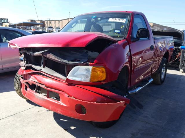 2FTRF172X4CA55556 - 2004 FORD F-150 HERI RED photo 2