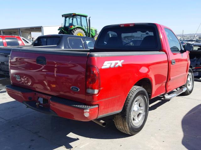 2FTRF172X4CA55556 - 2004 FORD F-150 HERI RED photo 4