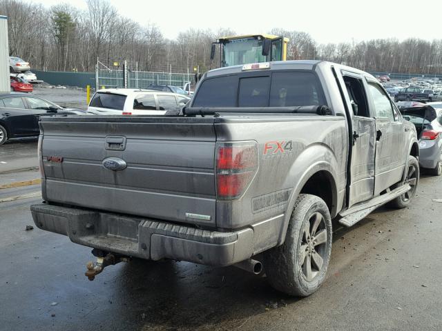 1FTFW1ET6CFB13020 - 2012 FORD F150 SUPER CHARCOAL photo 4