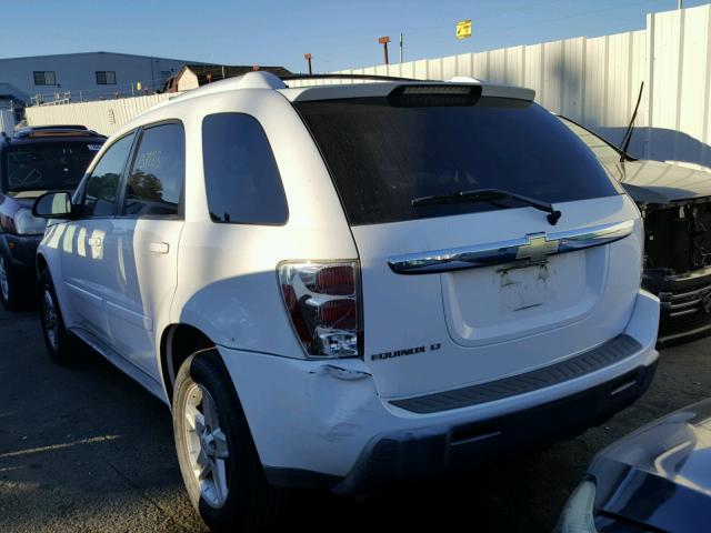 2CNDL63F856024228 - 2005 CHEVROLET EQUINOX LT WHITE photo 3