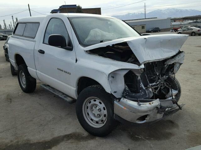 1D7HU16N26J244161 - 2006 DODGE RAM 1500 S WHITE photo 1