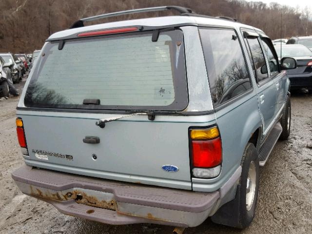 1FMDU35P7TZB11878 - 1996 FORD EXPLORER TEAL photo 4