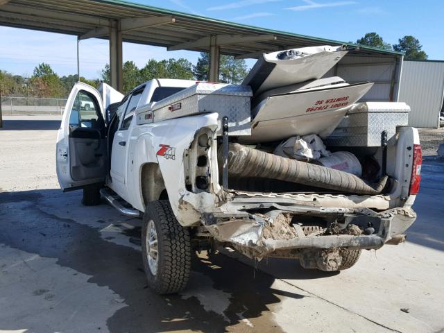 1GC1KXEG1BF149501 - 2011 CHEVROLET SILVERADO WHITE photo 3