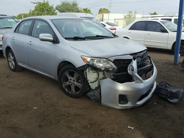 5YFBU4EE8DP123808 - 2013 TOYOTA COROLLA BA SILVER photo 1