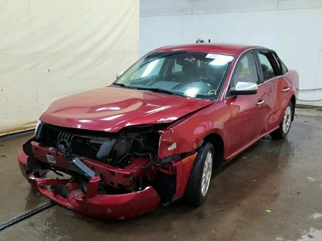 1MEHM41W59G614501 - 2009 MERCURY SABLE RED photo 2